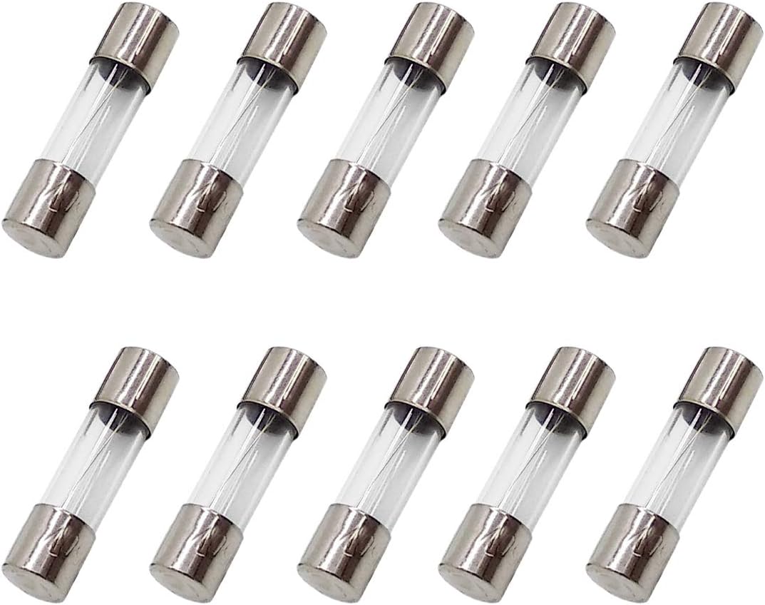 10pcs F15AL250V 5 X 20MM (3/16 in x 3/4 in) 15A Fast-Blow Fuse 250V Glass Fuse - 10 Pack