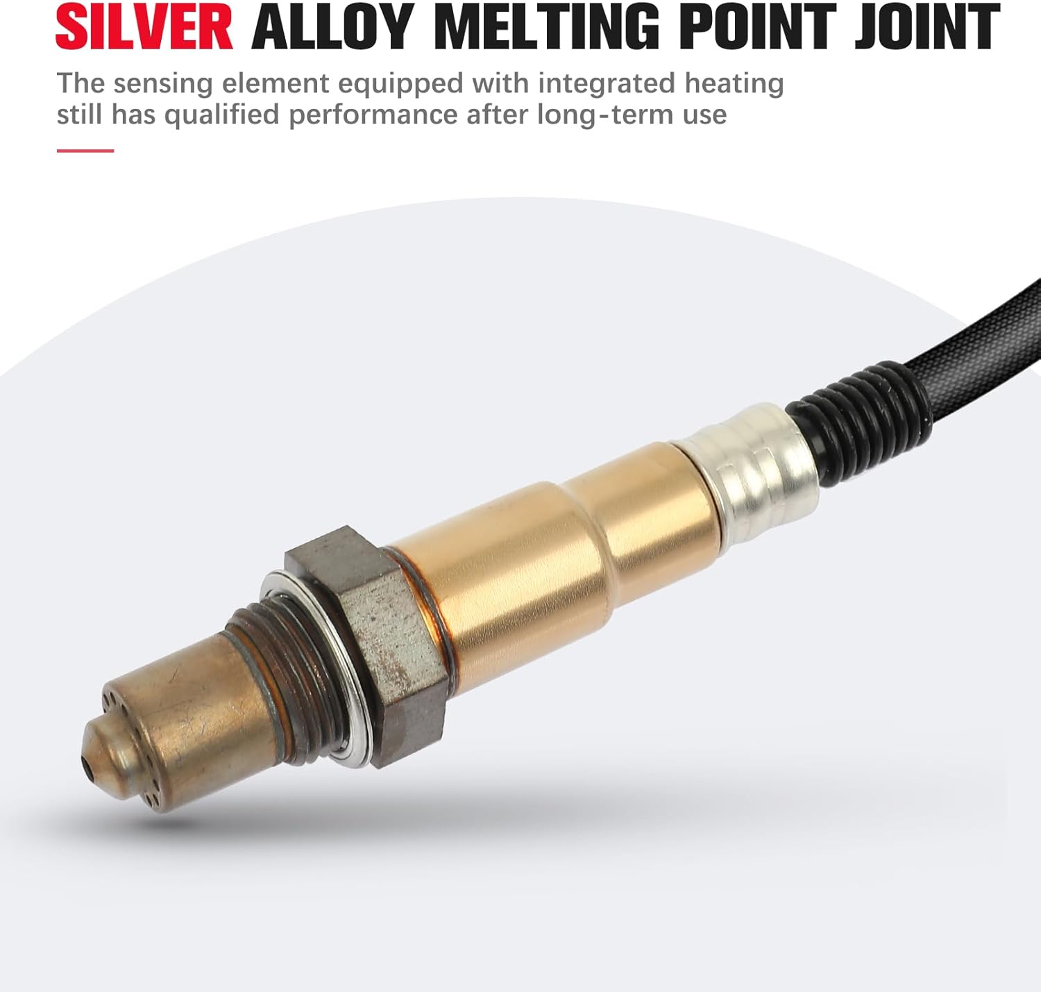 O2 Sensor 4PCS Upstream Downstream Oxygen Sensor Bank 1 Sensor 1 Bank 2 Sensor 2 Replacement for 2002-2003 for Saturn Vue 3.0L 2003-2004 for Cadillac CTS 3.2L