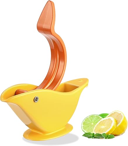 Manual del exprimidor del limón del pájaro, exprimidor de la rebanada del limón del metal, exprimidor de la rebanada de la lima, mano del exprimidor