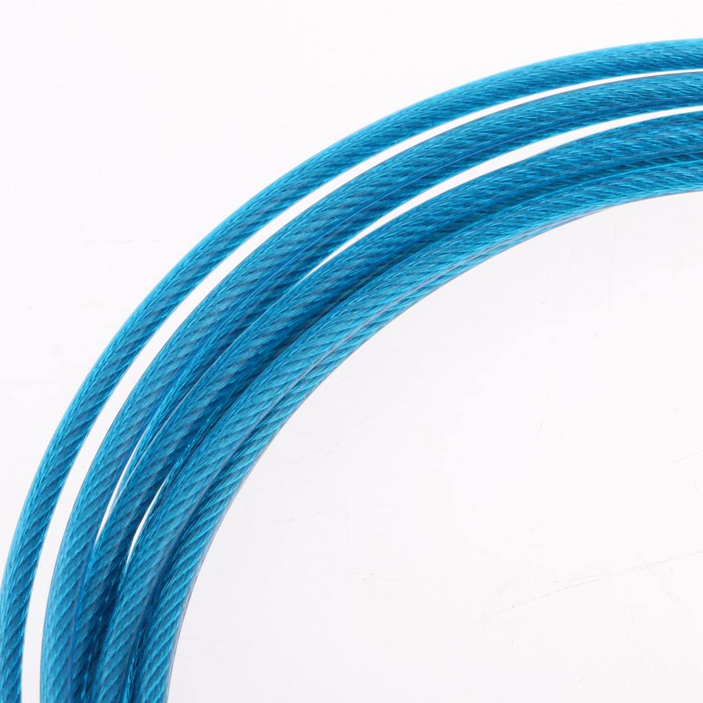 CALANDIS® Replacement Jump Rope Cable Fastest Competition Speed Rope Cords Blue-image-27