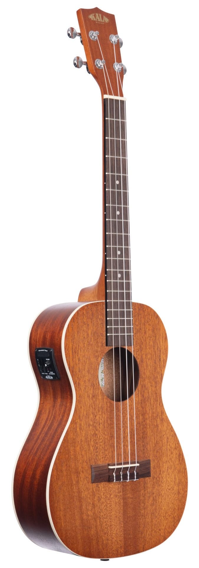 Kala KA-BE - Ukulele baritono satinato in mogano, con EQ & Bag (UB-B)