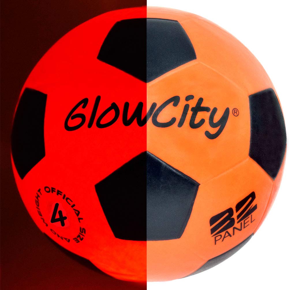 Buy GlowCity Glow in The Dark Soccer Ball Light Up, Indoor or Outdoor