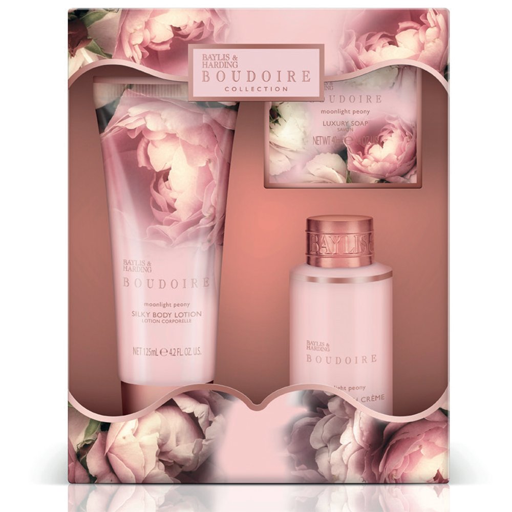 Baylis & Harding Trio of Treats, Boudoire Collection, Moonlight Peony