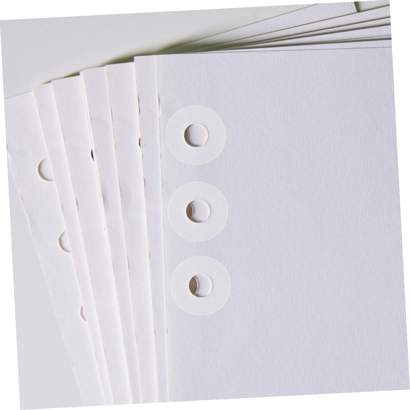 20 Confezioni Etichette di Rinforzo per Fori Trasparenti 1000 Pezzi, Adesivi Riparazione Strappi per Carta, Plastica e Tessuto, Kit 4 Confezioni per Ufficio, Scuola e Casa