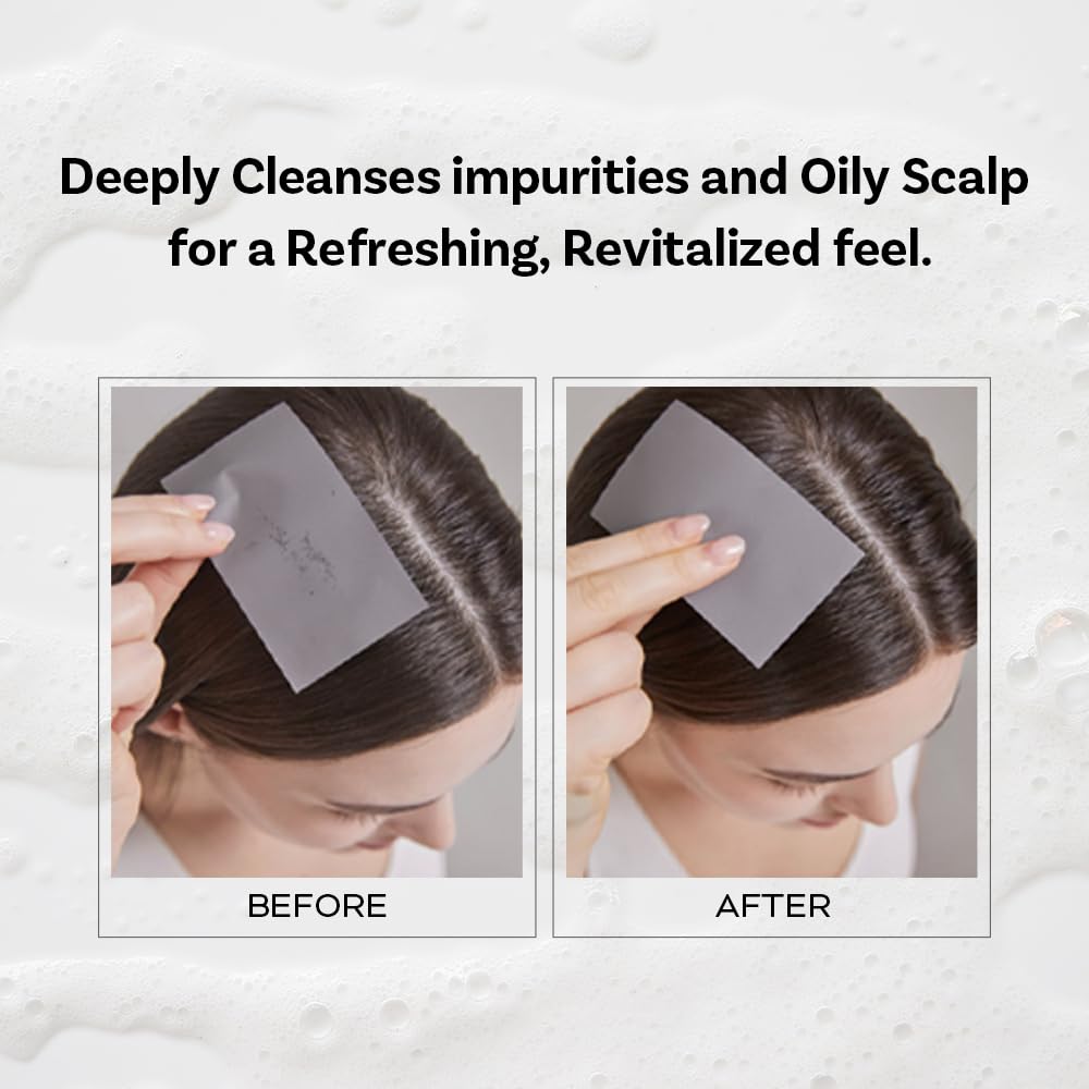 APOTHE Shampoo for Scalp & Sebum Care – 10.1 fl.oz. (300ml) – pH-Balanced, Deep Cleansing, and Refreshing for Oily & Sensitive Scalp