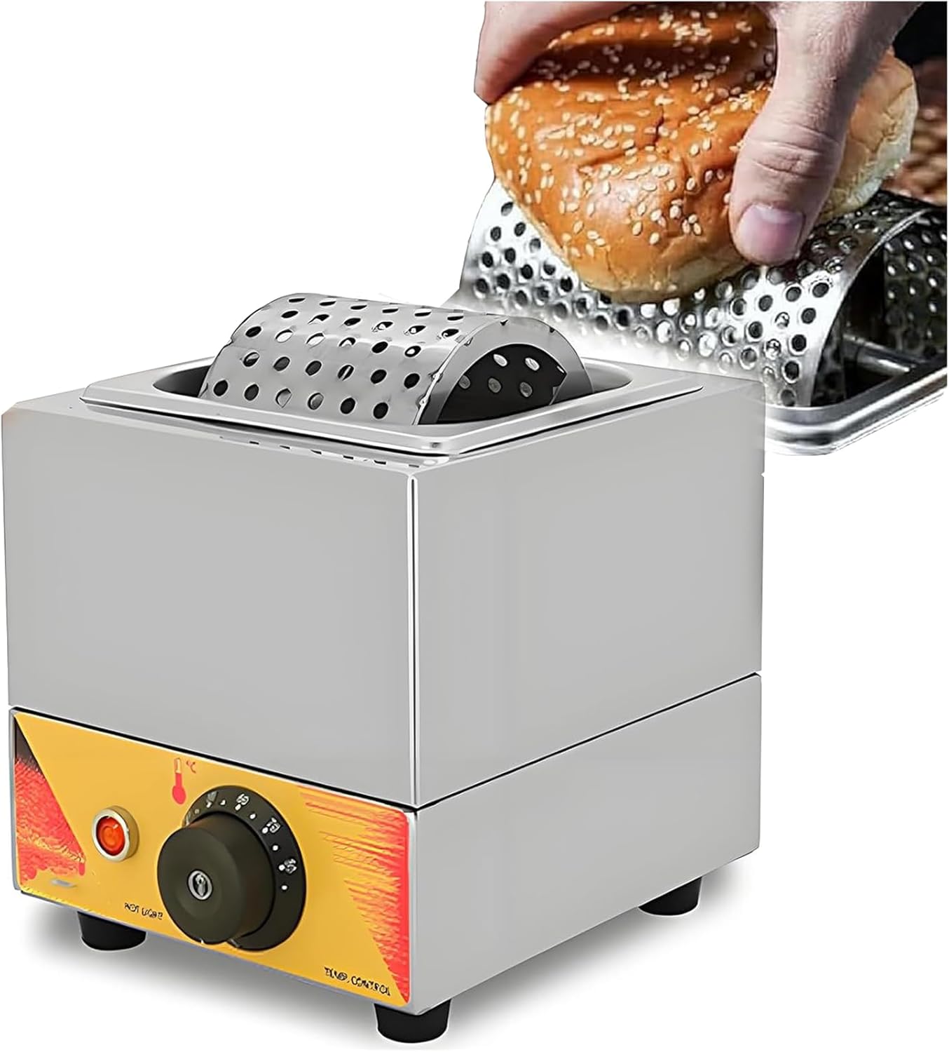 WIKINK Electric Butter Melting Heater, Stainless Steel Butter Spreader, Temperature 30-80°C/360° Evenly Spread, Butter Knife Spreader for Bakery, Cake Room, Beverage Store