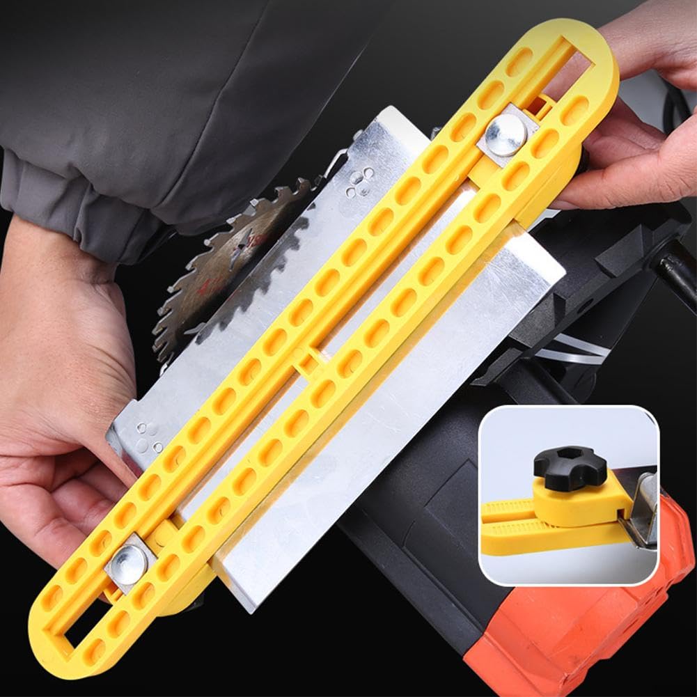 Adjustable Cutting Machine Base Guide,Electric Circular Saw Milling Positioning Clamp,Precision Wood Cutting Guide,Circular Saw Guide Rail Quick - View #2