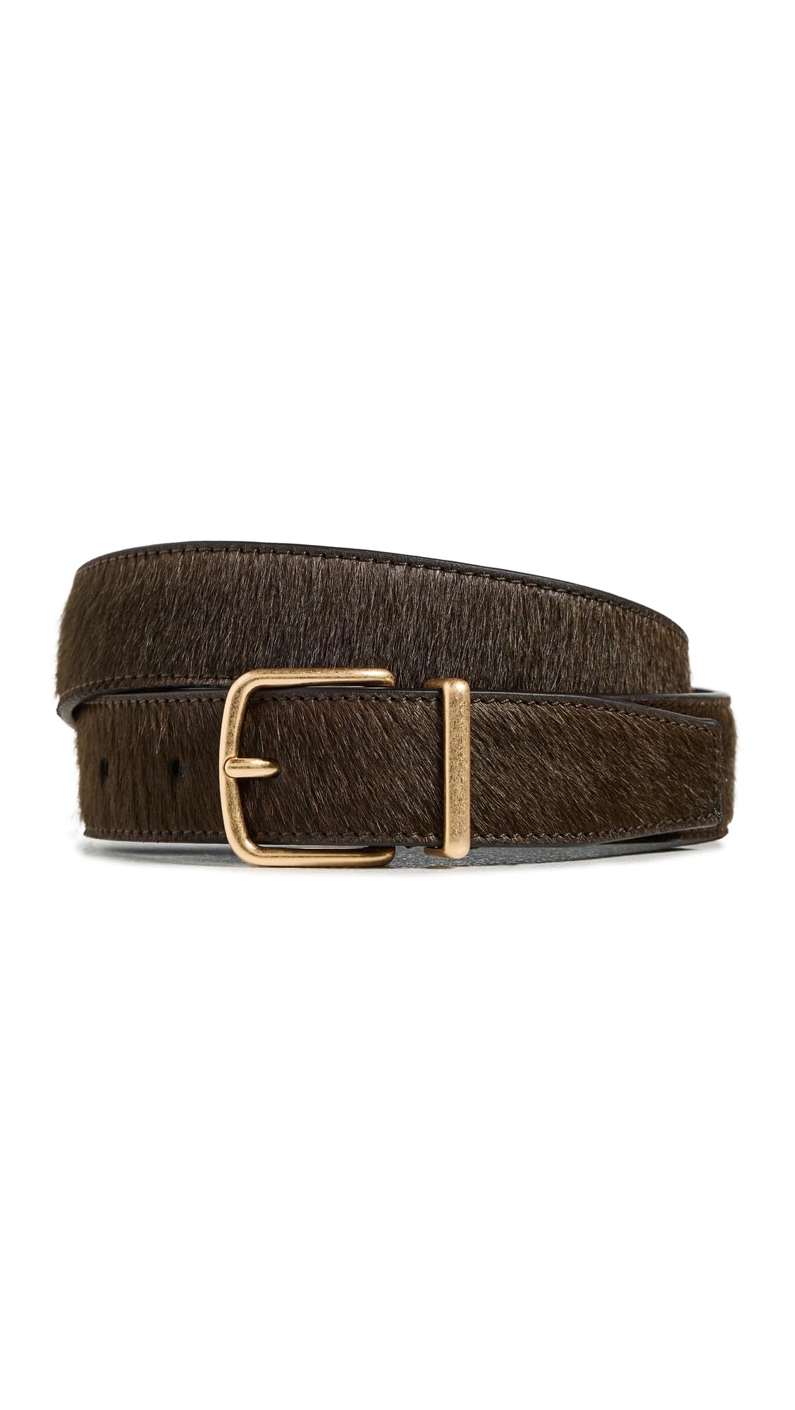 Vince Womens 32mm Haircalf Belt