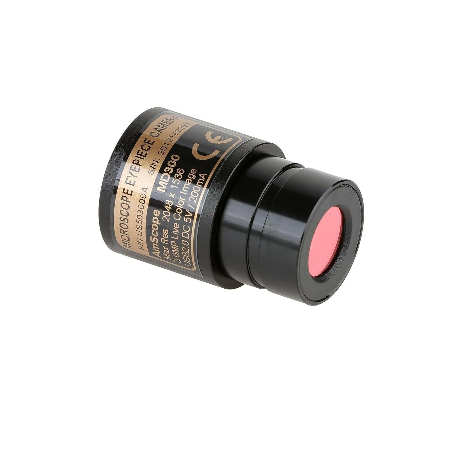 AmScope - 3MP USB 2.0 Color CMOS Digital Eyepiece Microscope Camera - MD300A