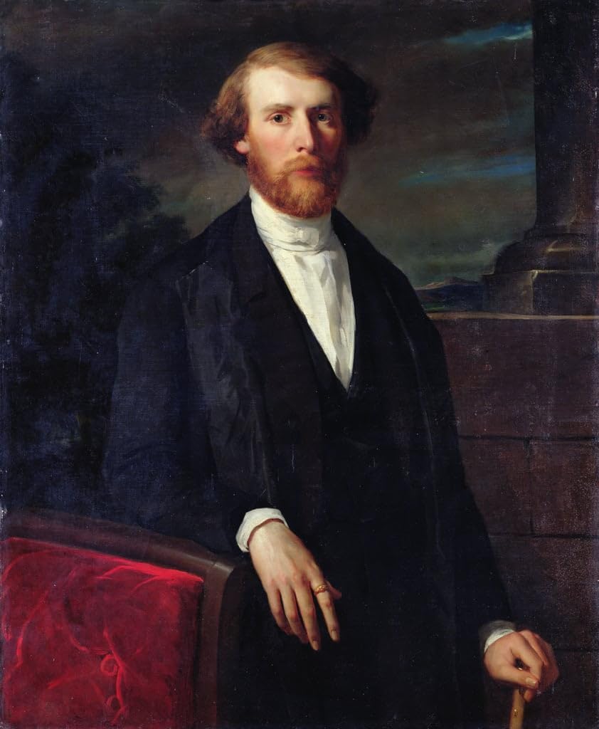 Peinture sur Toile Portrait de Pierre Gustave Ricard Mur Vide Chambre - 5
