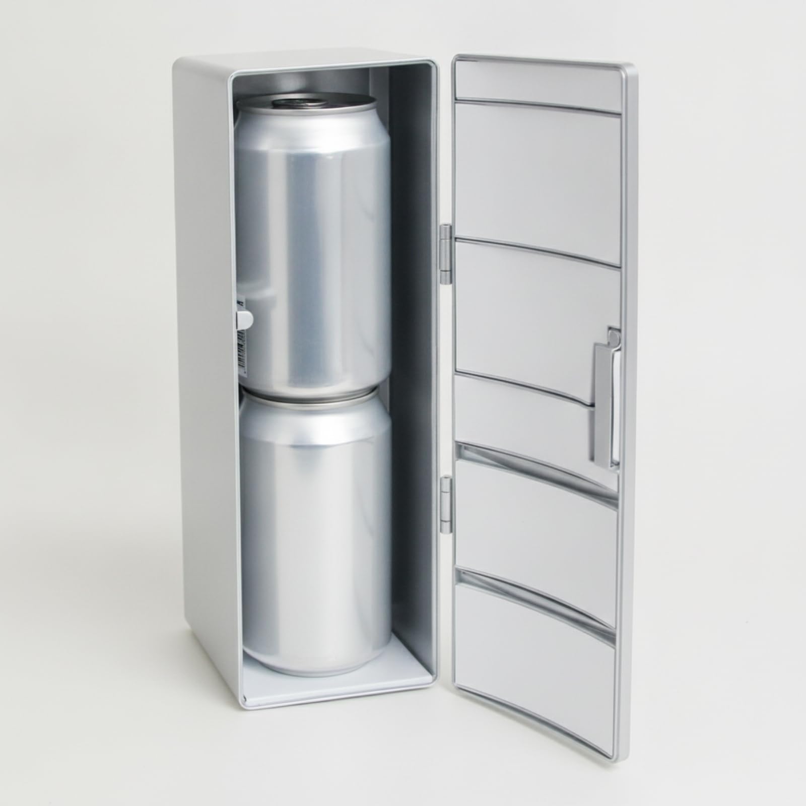Refrigerador Usb Mini Nevera de Escritorio Calentador Frigorífico Compacto con Diseño Ahorra Espacio y Consumo Máximo 10W Apto para Oficina Hogar Viajes Estudio