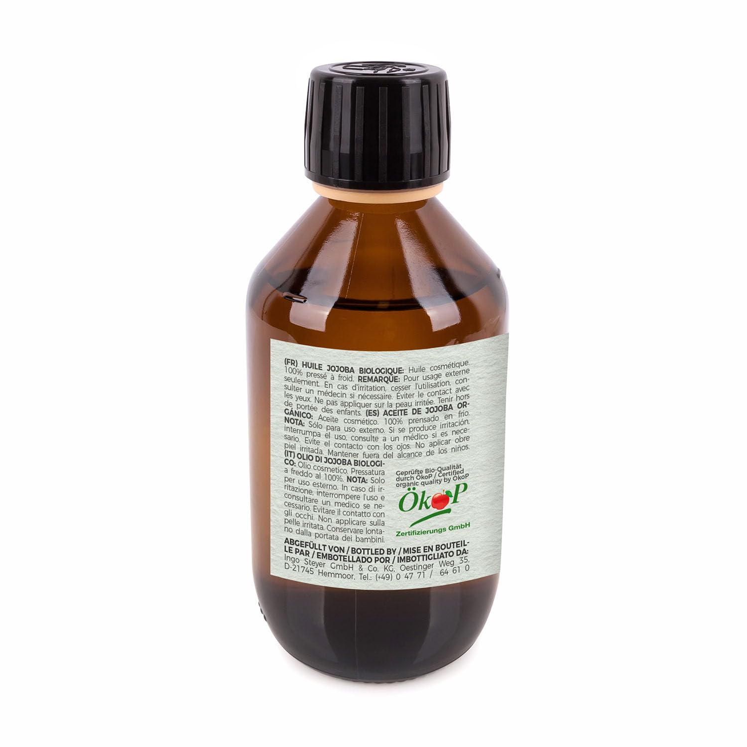 VitaFeel Bio olejek jojoba złoty 6 x 250 ml z pompką | 100% czysty i tłoczony na zimno – pielęgnacja skóry i włosów | olejek nośny do masażu i aromaterapii – sucha skóra głowy