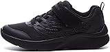 Skechers Boy's Microspec Texlor Sneaker, Black Textile Trim, 1.5 UK - 1
