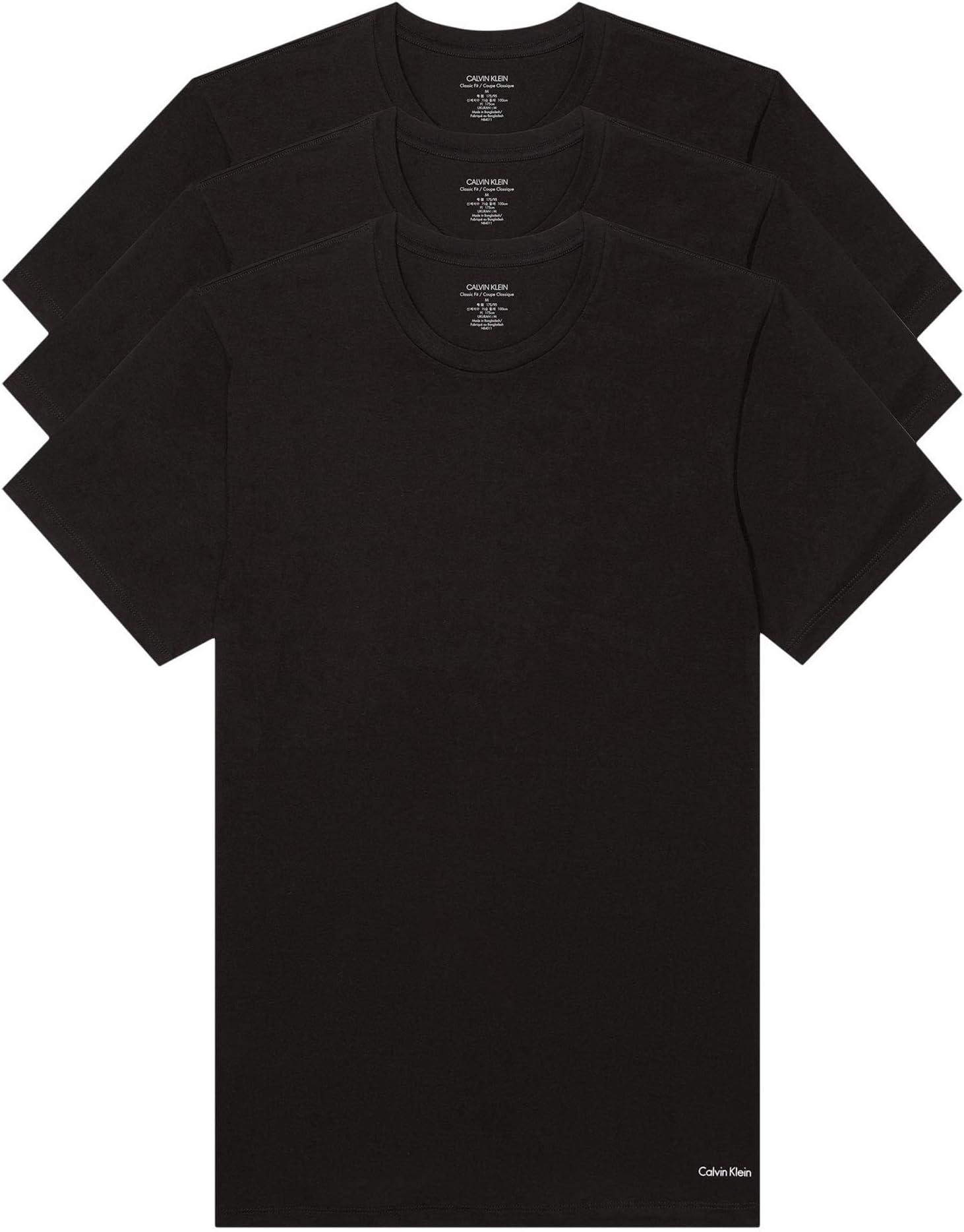 Men's Cotton Stretch Multipack Crew Neck T-Shirts