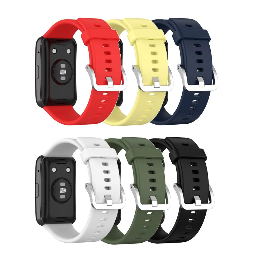 Senter Replacement Bands Compatible with Huawei Watch Fit Band,Adjustable Accessory Soft Silicone Sport Wristband for Women Men