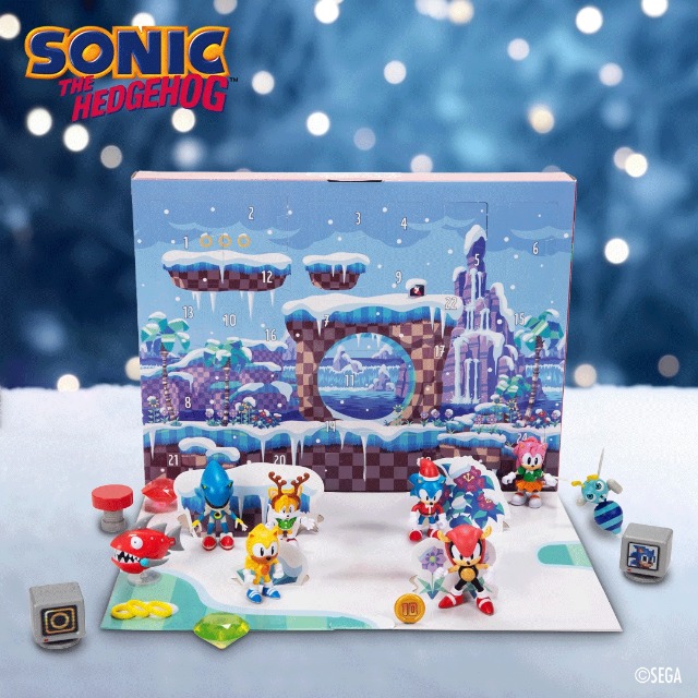 Sonic The Hedgehog Advent Calendar by JAKKS Pacific, 24 Days of