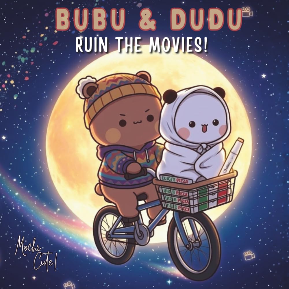 Bubu & Dudu Ruin the Movies!: A Hilarious Parody Coloring Book for Kids and Adults: Funny Blockbuster Spoofs, Clumsy Bears, and Cinematic Mishaps