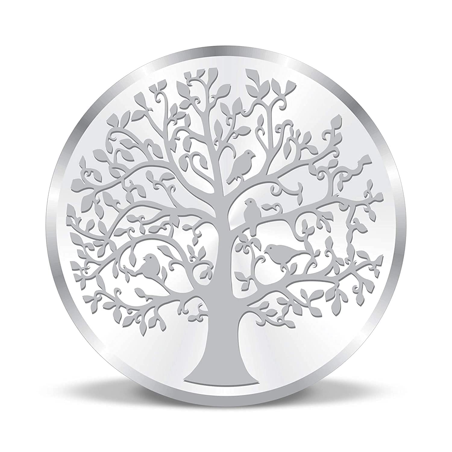 generic Silver Coin Banyan Tree design 999 Pure 500 grams