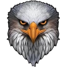 Reflective America Flag Bird Eye Decal for Vehicle, M, B M