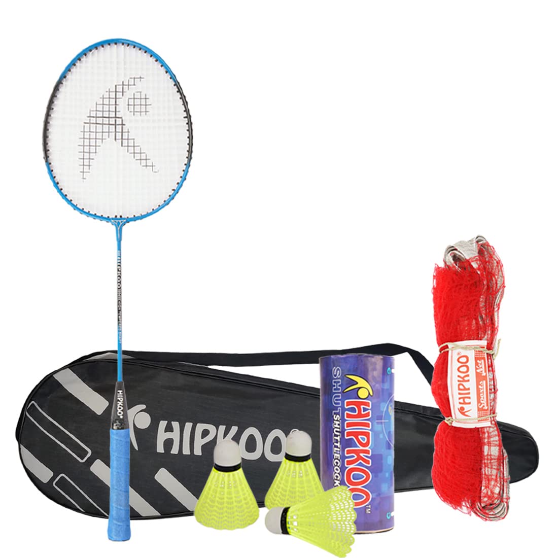 Hipkoo Sports Pro HR 13 Aluminum Badminton Complete Racquets Set | 1 Wide Body Racket, 3 Shuttlecocks and Net | Ideal for Beginner | Lightweight & Sturdy (Set of 1), Multicolour (B07NC7ZHRN) Amazon Price History, Amazon Price Tracker