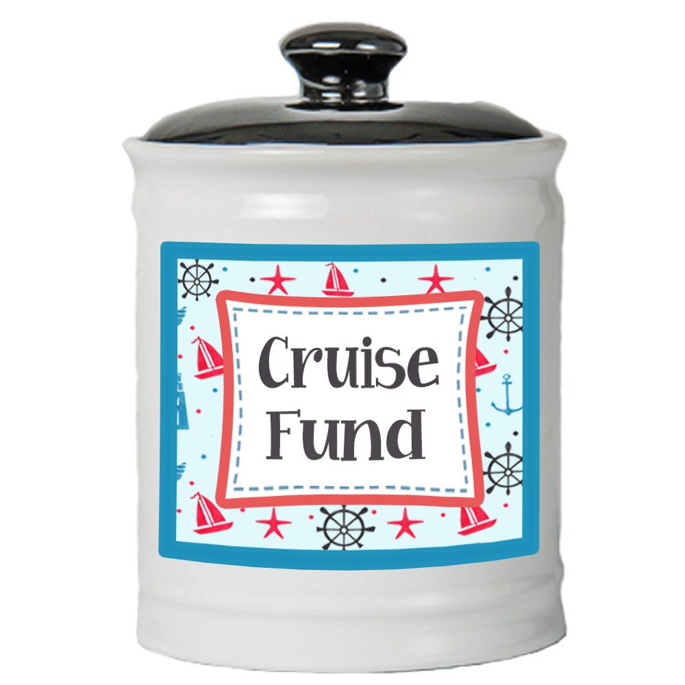 Cottage Creek Fund Jar, Vacation Essentials, Vacation Fund Candy Jar, Cruise Gift for Women, Couples Present, Wedding Gifts
