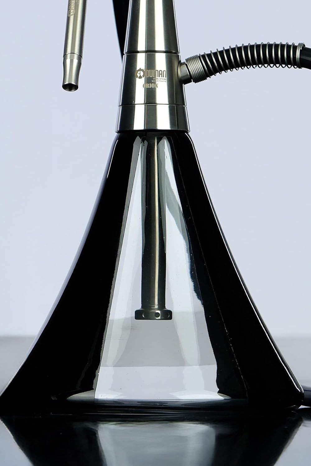 ODUMAN ORION HOOKAH - GOLD/BLACK - FULL SET - 26 - PREMIUM STAINLESS STEEL (SILVER)
