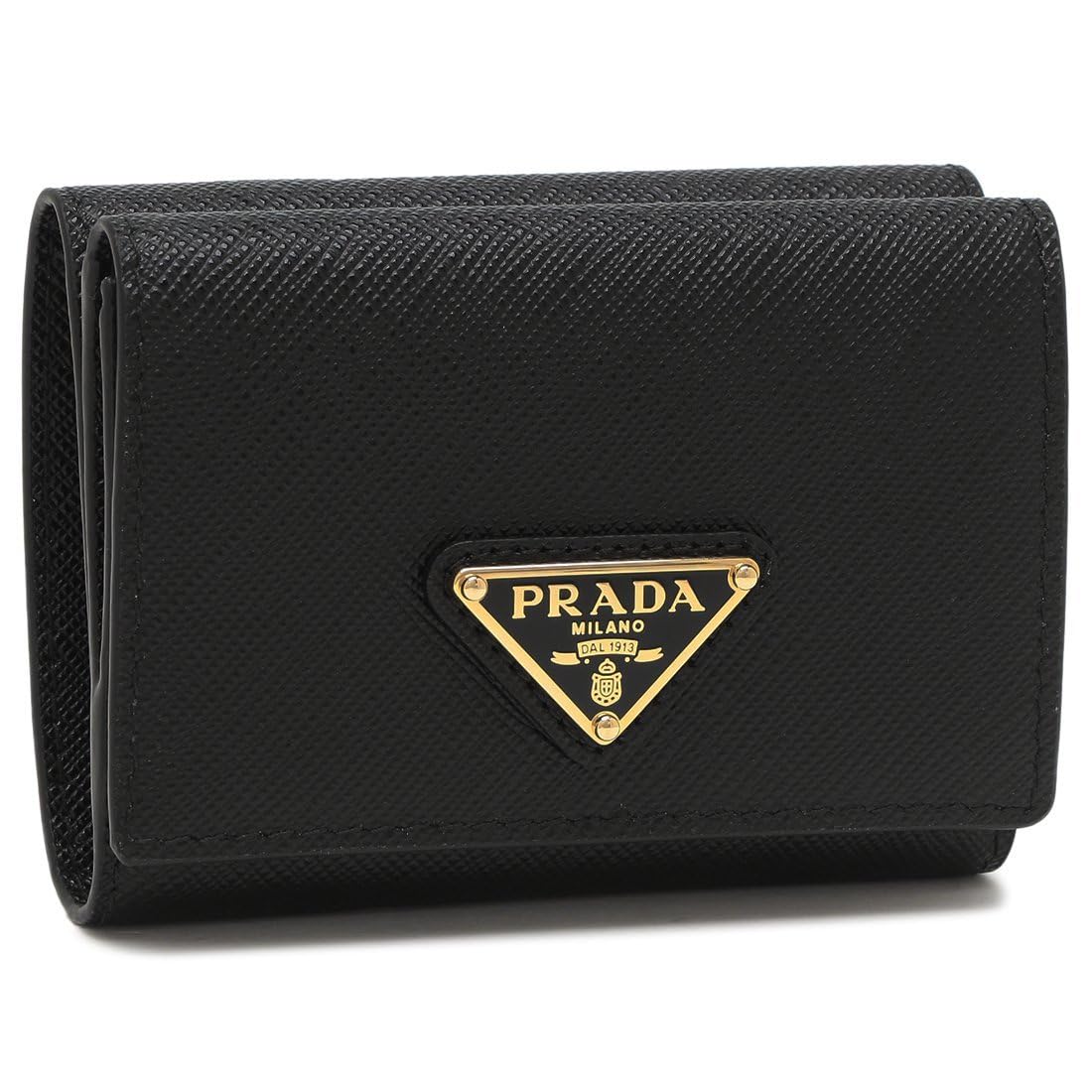 Amazon | [Prada] SAFFIANO TRIANGOLO三折TINY/NERO F0002 MISC [並行