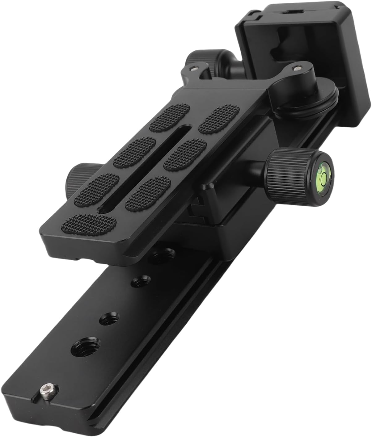 20cm Telephoto Lens Support Bracket with Plate and Level, 1/4'' 3/8'' Standard Screws - Universal Mounting Plate DSLR Tripod Mount, Stable Camera Support