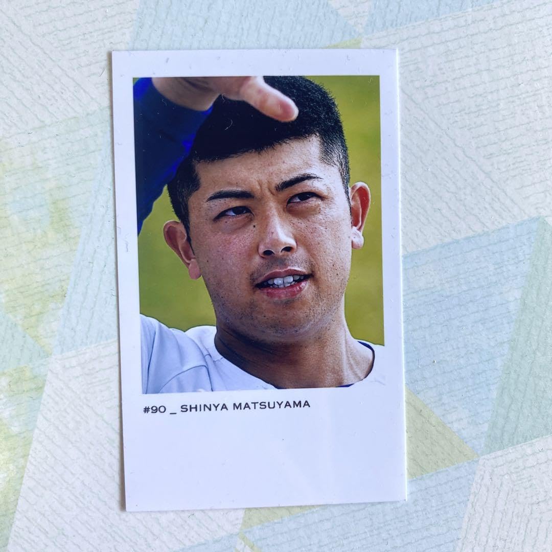 レア✨中日ドラゴンズ 松山晋也 1st WIN 記念直筆サイン入りフォト