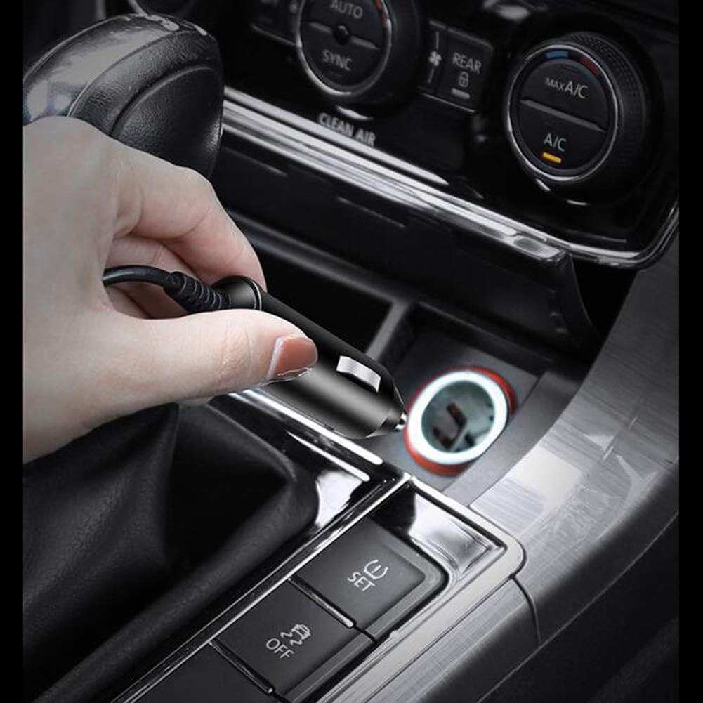 12V Car Electric Kettle,500ML Portable Electric Heated Travel Mug Stainless Steel Car Water Heater Electric Kettle CigaretteLighter Plug for Travel Outdoor