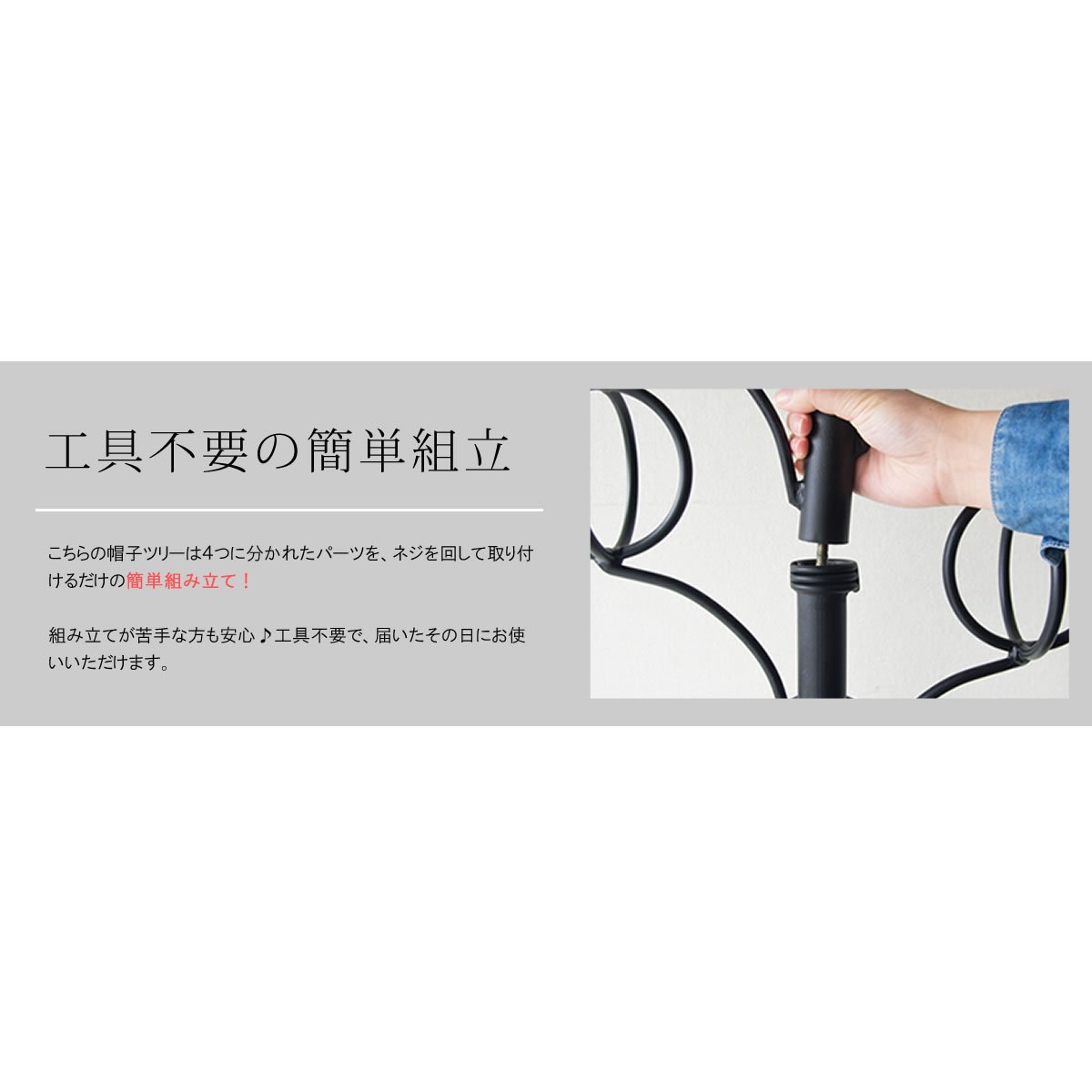 Amazon｜宮武製作所 デルソル帽子ツリーラック DS-P1708 WH 幅40