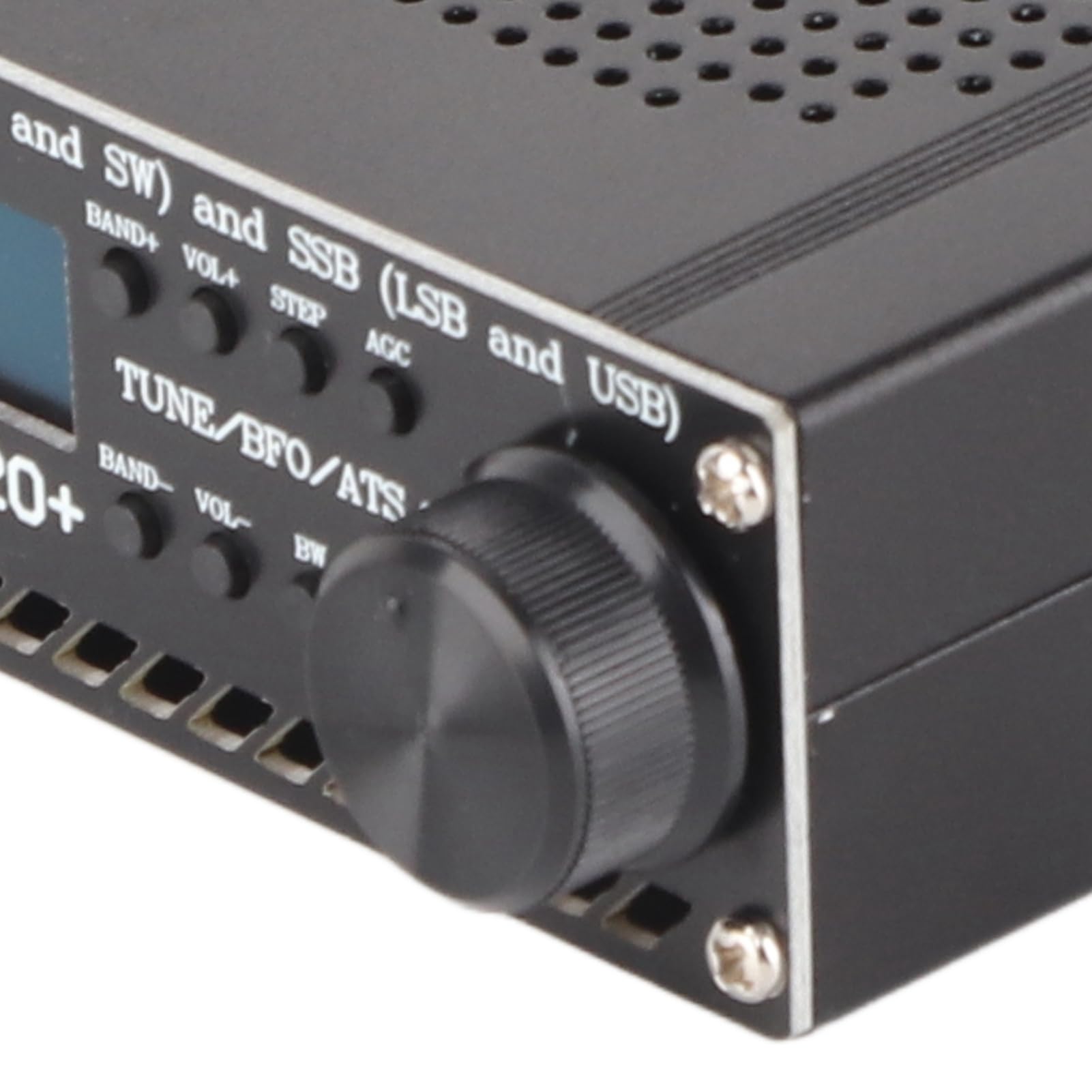 SI4735-RDS-ALL-OLED, Receptor, Carga USB, Am LW MW SW SSB, Long Service Life, Antenna BNC, Altavoz 1W (con) Batería de Litio de 3.6V, para Salida de Audio