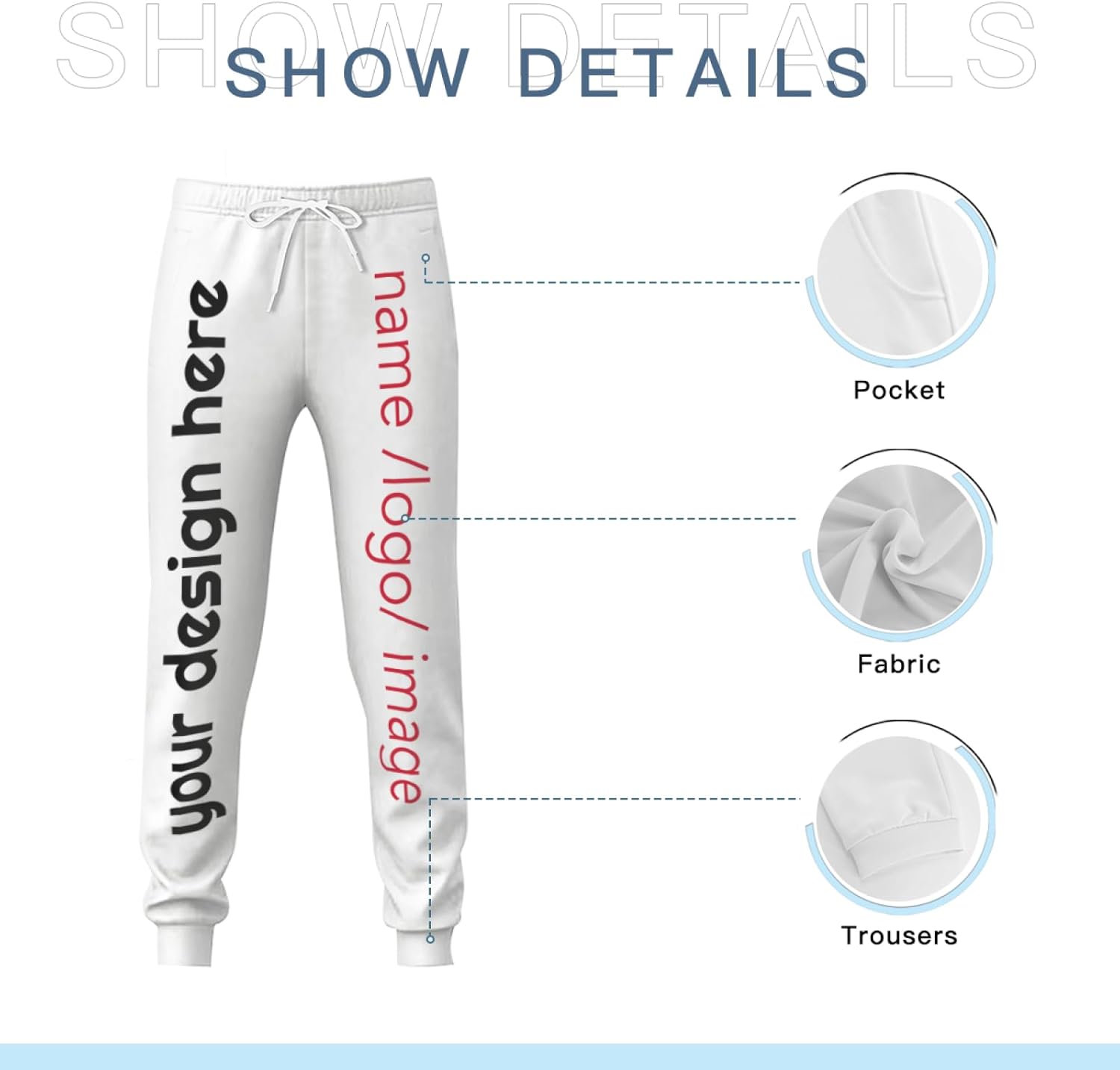 Custom Hoodie Design Your Own,Unisex Custom Sweatshirt Personalized Long Sleeve Sweater Sweatpants Set Front & Back