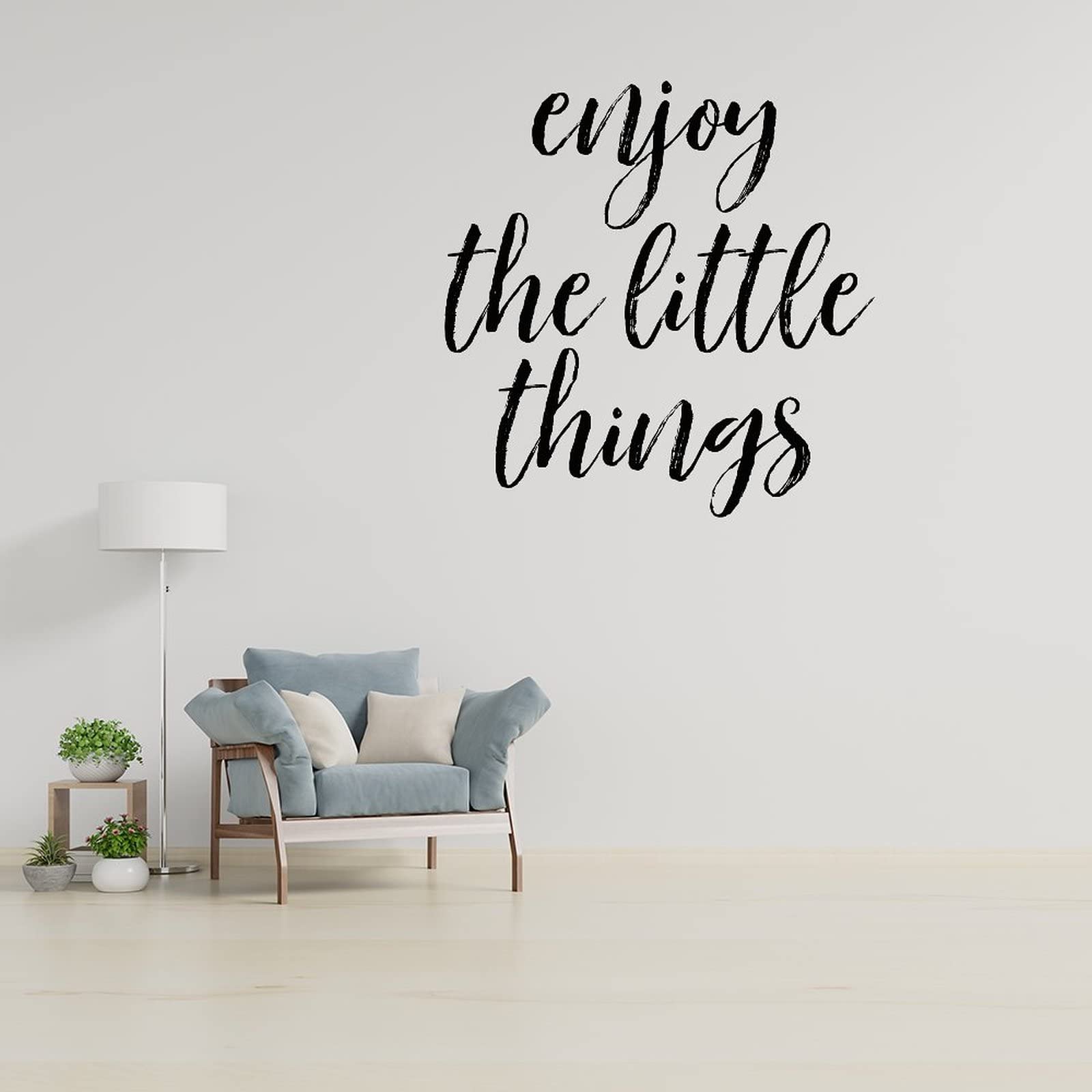 Stickers muraux citation inspirante vinyle pour decoration chambre et sejour