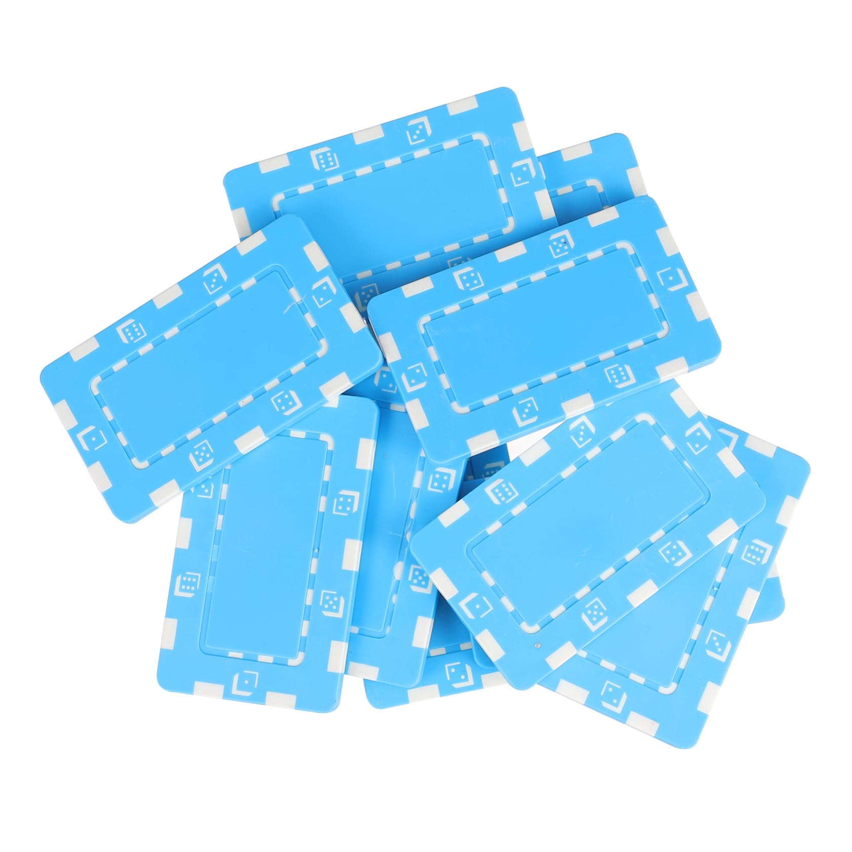 KONTONTY Poker Chips Numbers Poker Chip Prop 10pcs Safe Abs Material Reusable and Math Education