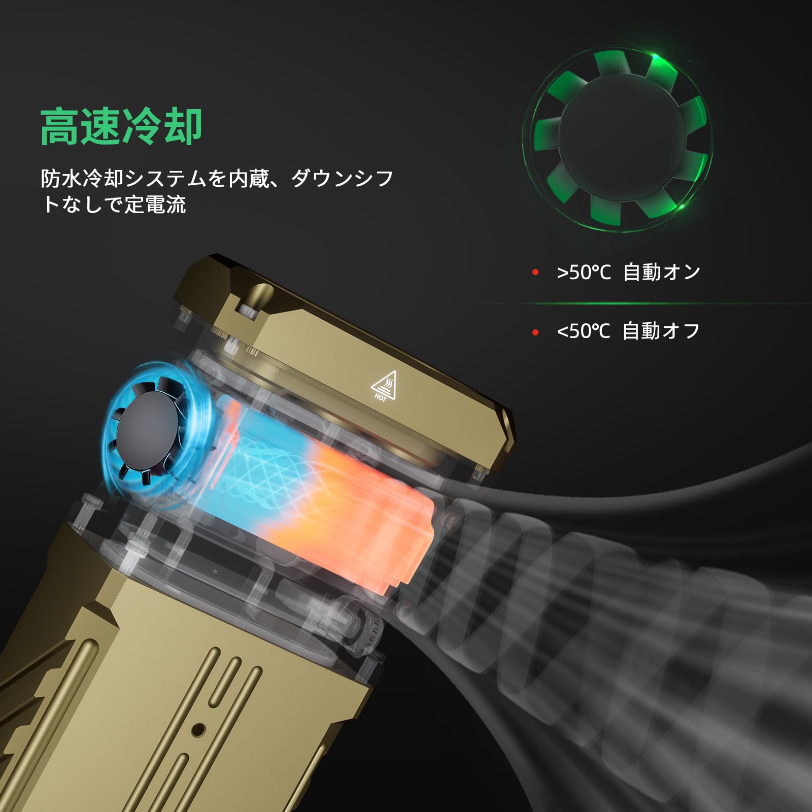 WUBEN X1 懐中電灯 12000ルーメン IP55防水　黒 Amazon.co.jp: WUBEN X1 懐中電灯 12000ルーメン、Type-C USB