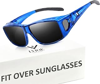 LVIOE Polarized Sunglasses Fit Over Glasses for Men Women