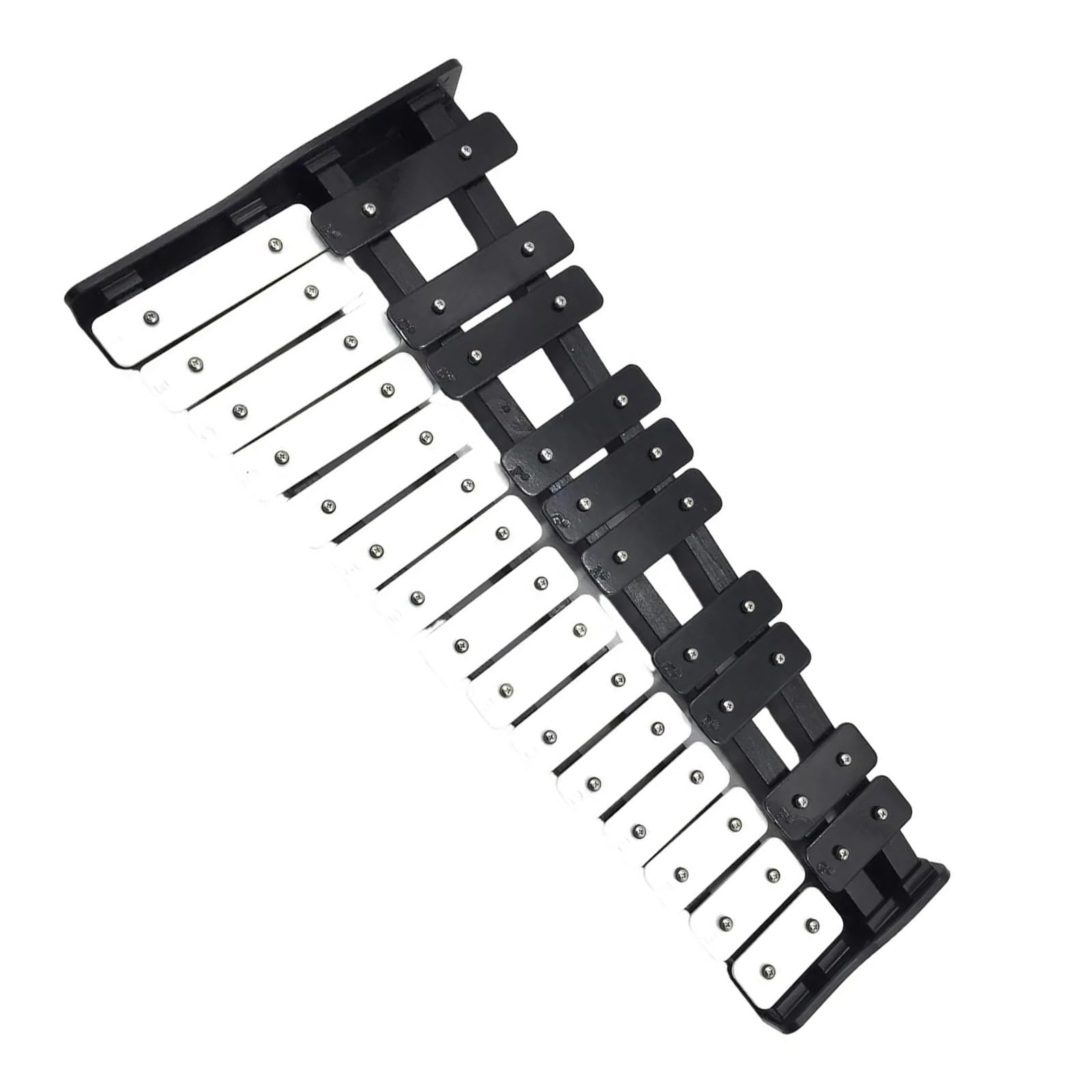 Instrumento de percusión de xilófono profesional de Material duradero portátil Glockenspiel de 25 notas Carillón Instrumento Percusión