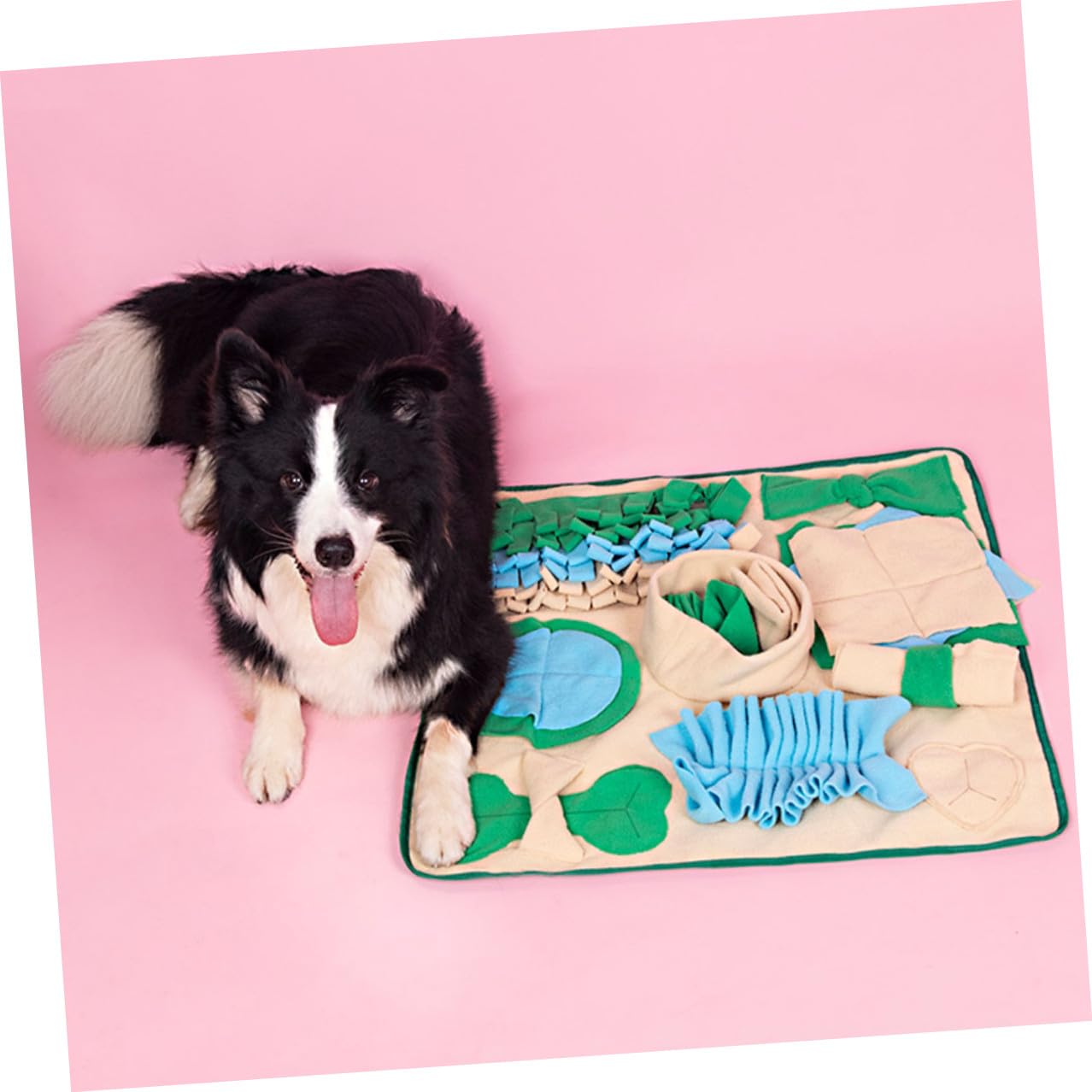 TOYANDONA Futtermatte Hund Schnüffelmatte Kreativ Leicht Tragbar Für Kleine Große Hunde Trainingsmatte Duftspielzeug Für Natürliche Futtersuche Und Beschäftigung