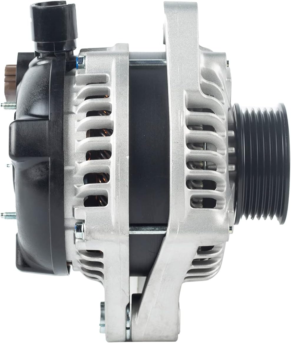 SANKAKU Alternator Compatible with Honda Accord 3.0L V6 2004 2005 2006 2007, Replace 104210-4480 104210-3500 AL4057X 11030,12V 130Amp CW 6-Groove Pulley