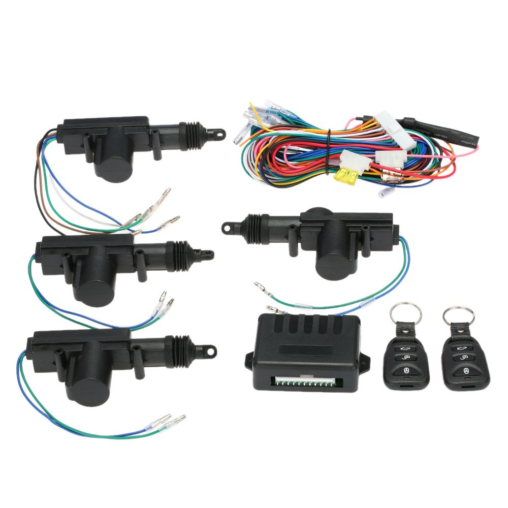 ACAGALA Universal Car Door Lock Keyless Entry System Remote Central Control Locking Kit with Trunk Release Button