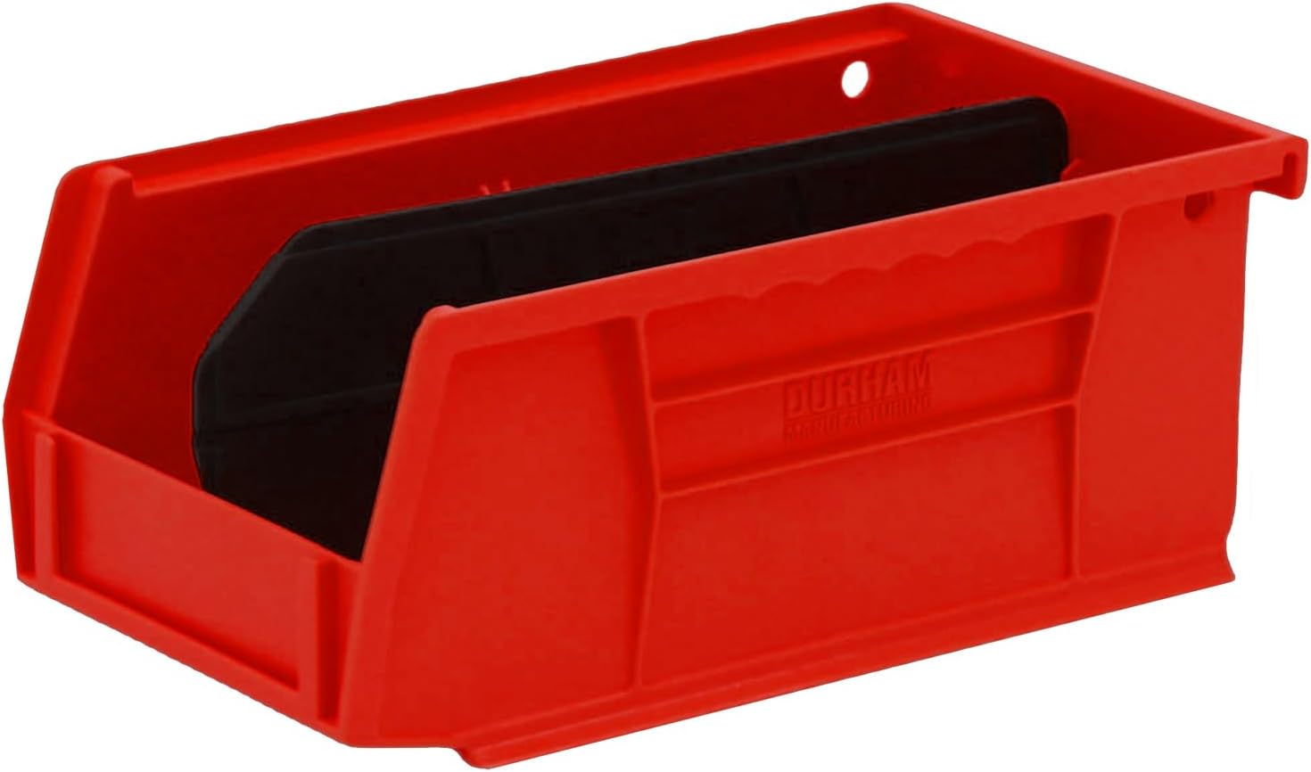 Durham PB30220-17-PKG Plastic, Hook-On-Bin, 4 X 7 X 3, Red, PKG OF 24