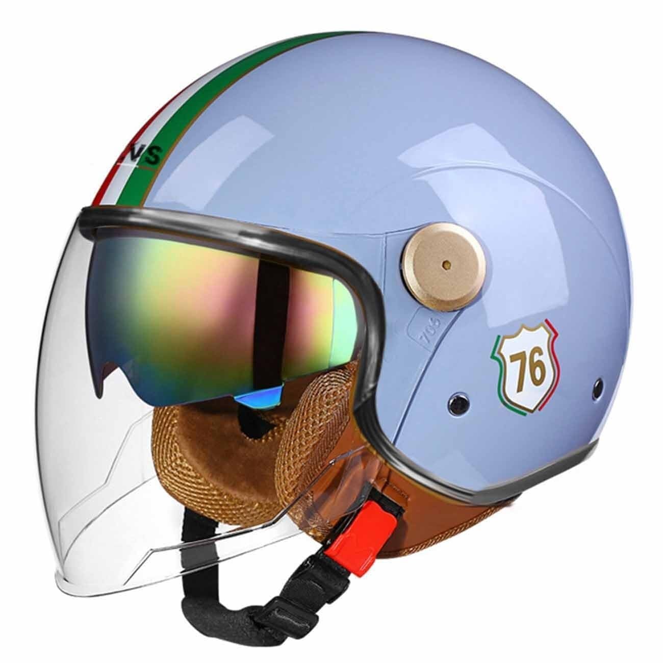Casques jet de moto homologué ECE doublure amovible taille M