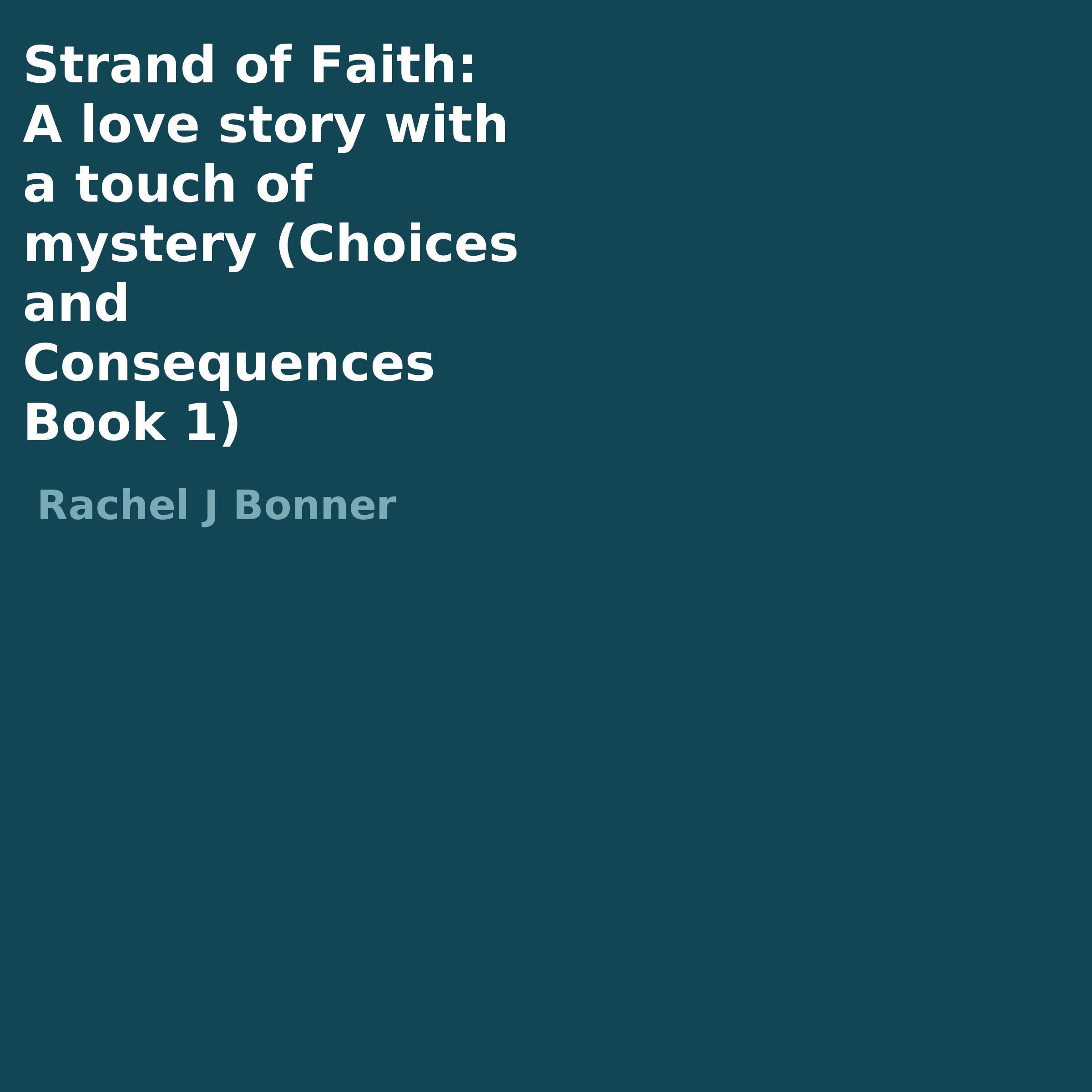 Cover art for Strand of Faith: A Love Story with a Touch of Mystery