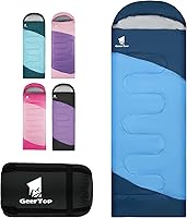Vista 9 de GEERTOP Backpacking Sleeping Bag for Camping, Lightweight Sleeping Bags for Adults Kids Summer Warm Cold Weather Hiking Travel