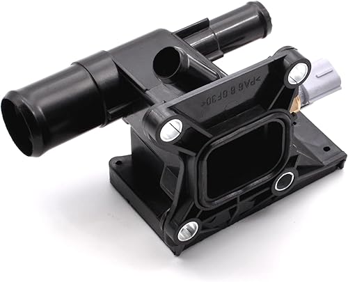 Miniatura 4 de Salida de agua de carcasa del termostato del refrigerante del motor con sensor compatible para Mazda 3 2006-2013, Mazda 5 2008-2010 2012-2013, Mazda