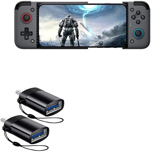 BoxWave Cable compatible con GameSir X2 (versión Bluetooth) – USB-C a A PortChanger (paquete de 2), USB tipo C OTG USB portátil - Negro pizarra disponible en Yaxa Colombia