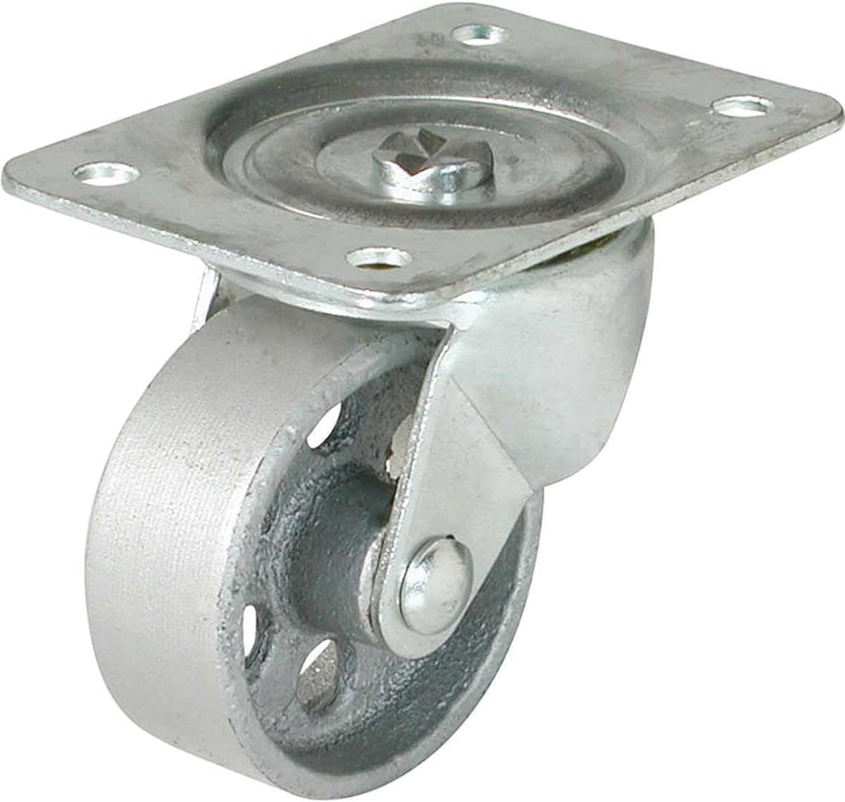 9176 2-1/2-Inch Cast Iron Swivel Plate Caster, 175-lb Load Capacity