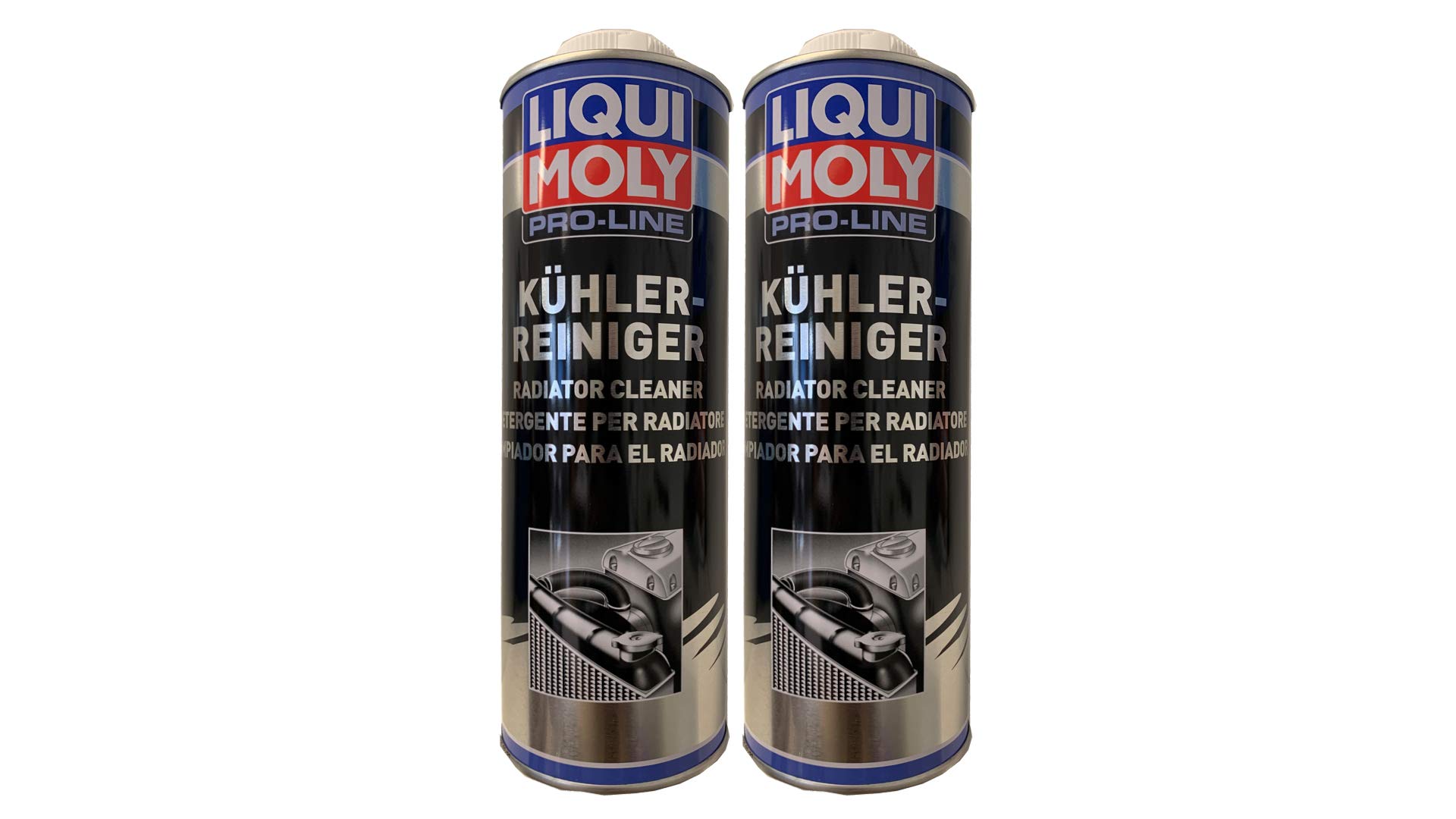 2 x Liqui Moly 5189 Pro Line enfriador limpiador de sistema de refrigeración additiv 1L