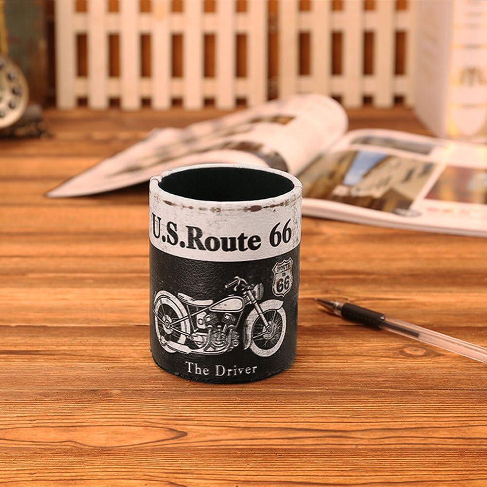 Amazon.co.jp: ペン立て ペンスタンド ヨーロッパ風 卓上収納ボックス